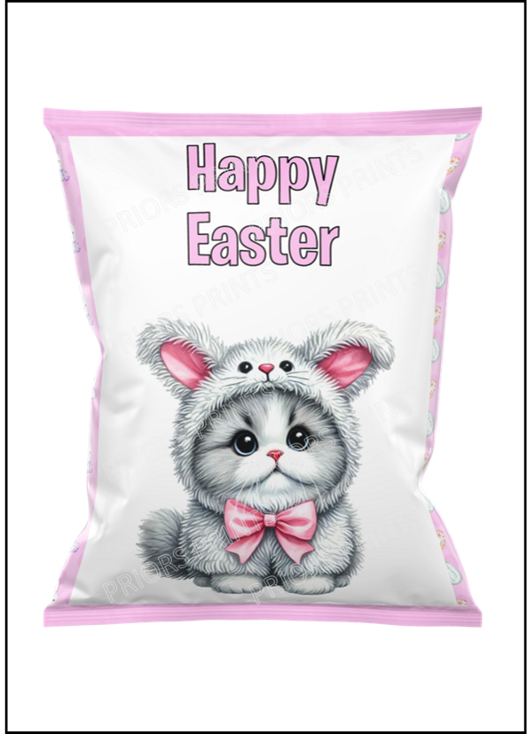 Easter Animals with Bunny Ears Treat Packets (Medium Sized)