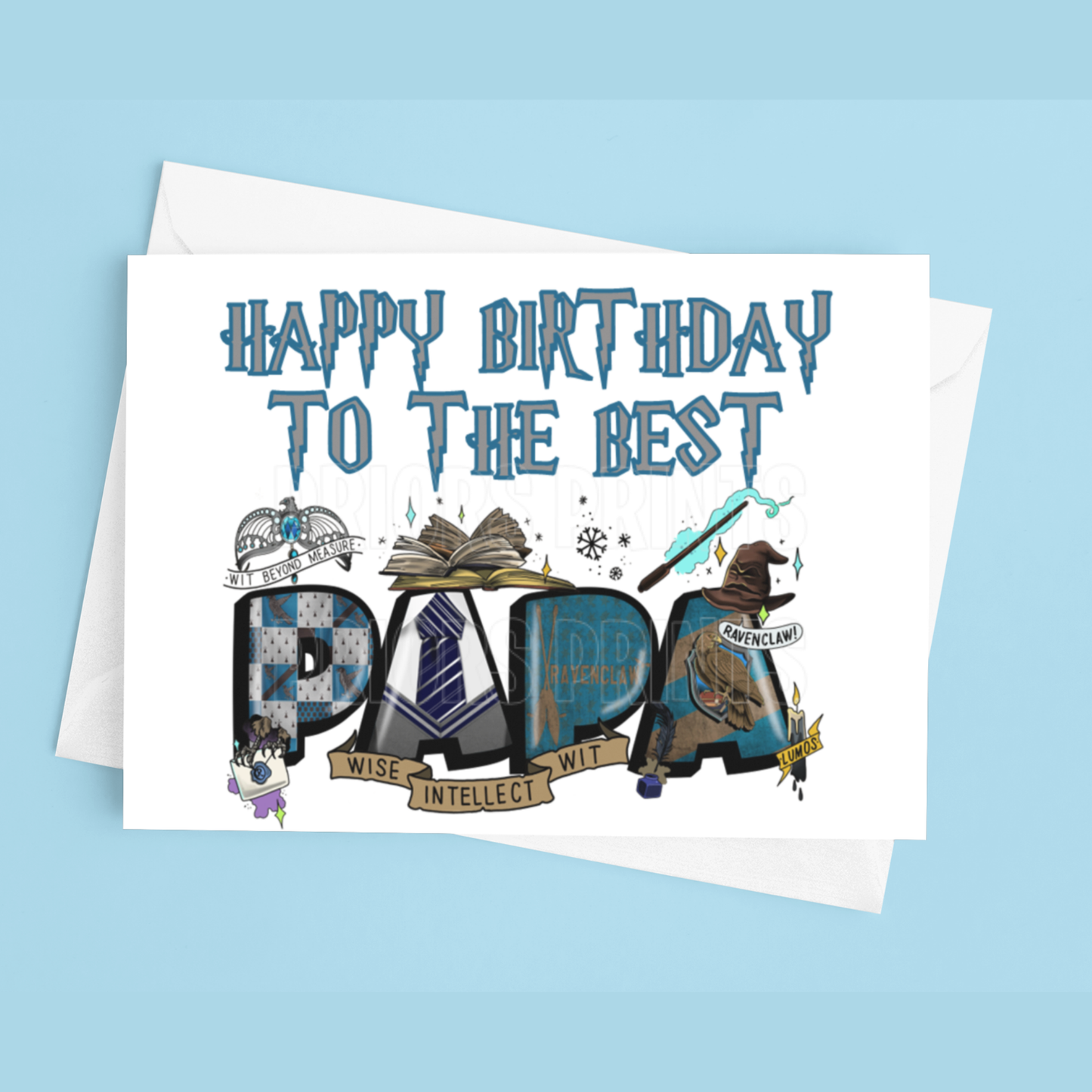 Happy Birthday Mixed Character- To the best Dad or Papa