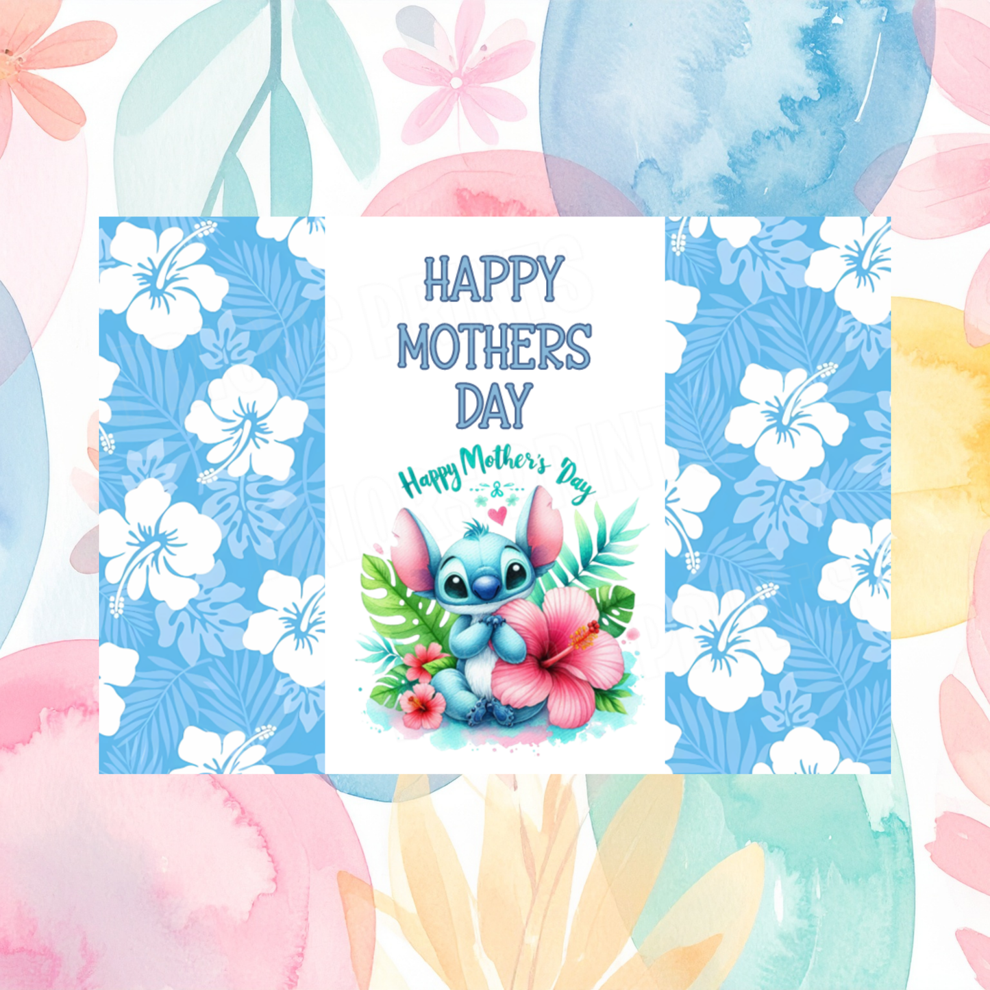Stitch Happy Mothers Day Chocolate Bar Wrapper