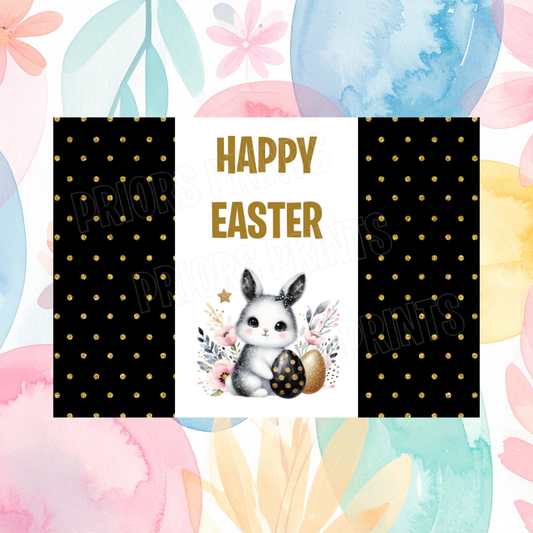 Easter Rabbit Chocolate Bar Wrapper