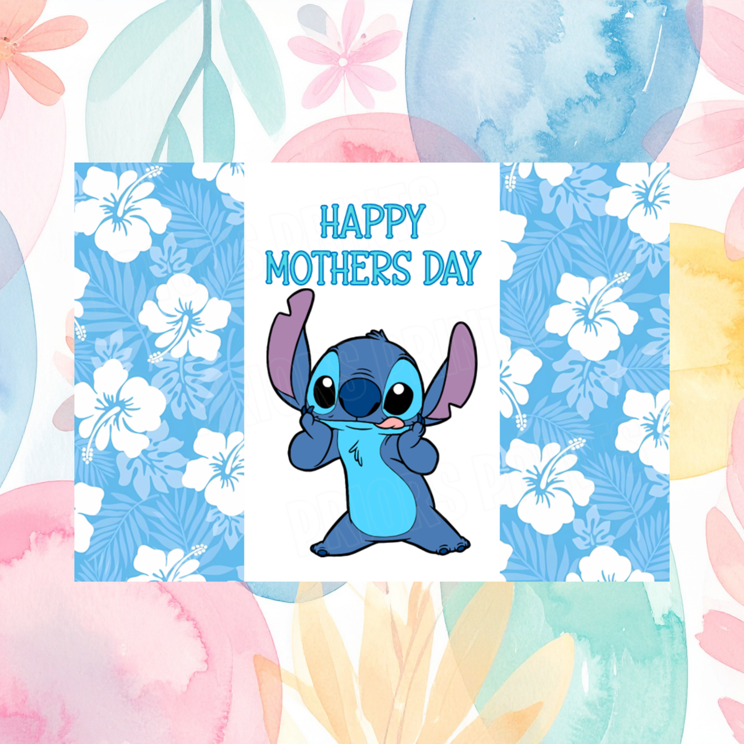 Lilo & Stitch Happy Mothers Day Chocolate Bar Wrapper I Angel