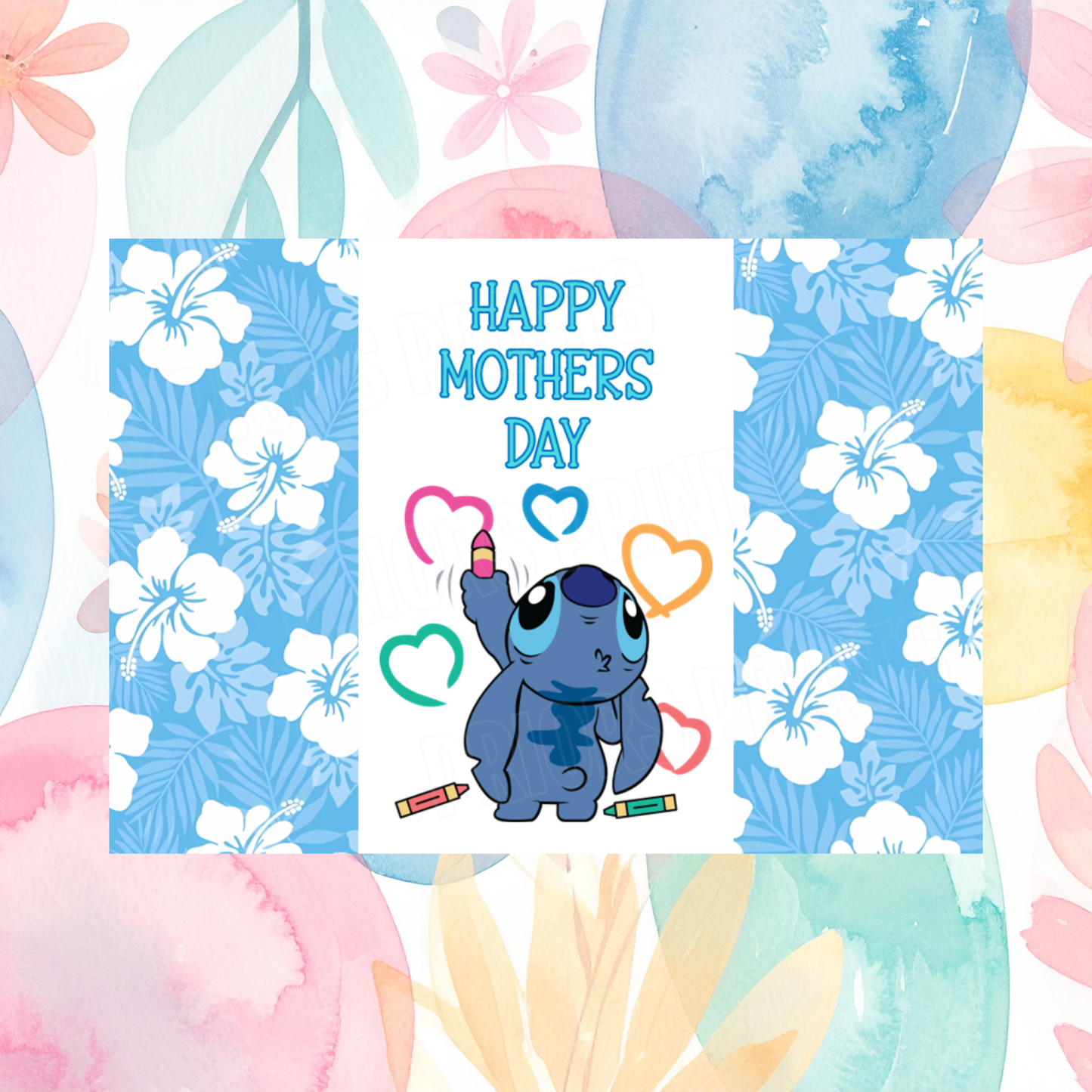 Lilo & Stitch Happy Mothers Day Chocolate Bar Wrapper I Angel