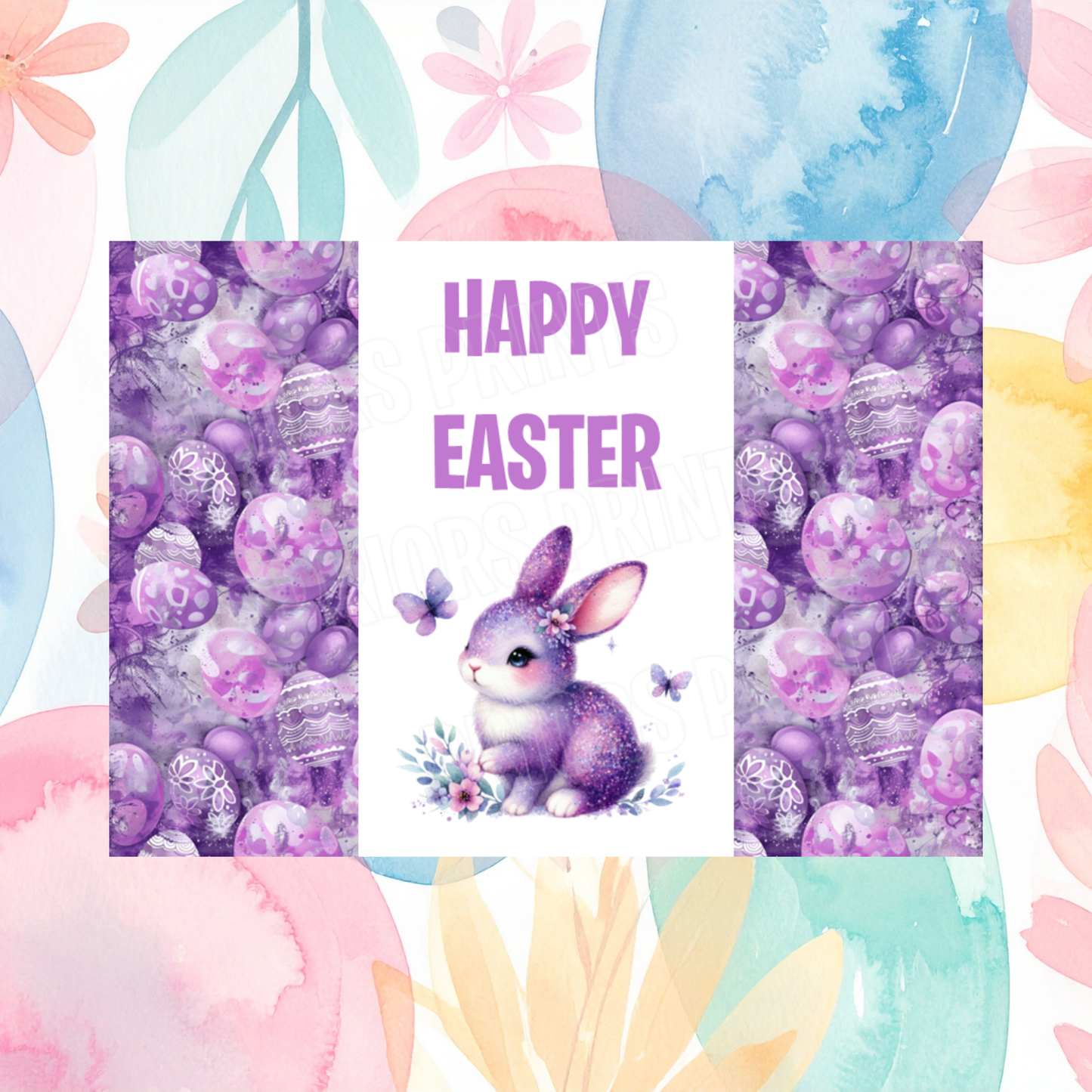 Easter Rabbit Chocolate Bar Wrapper