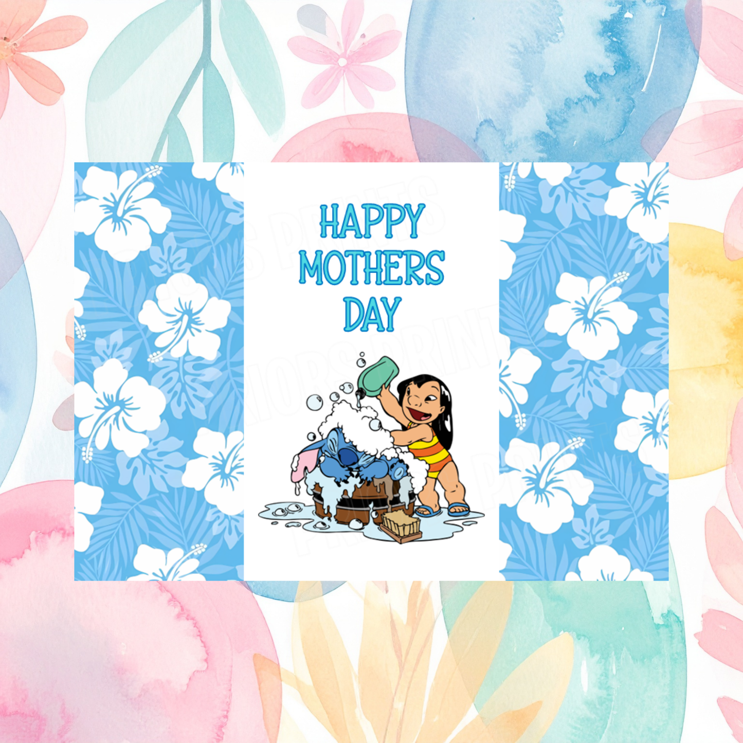 Lilo & Stitch Happy Mothers Day Chocolate Bar Wrapper I Angel