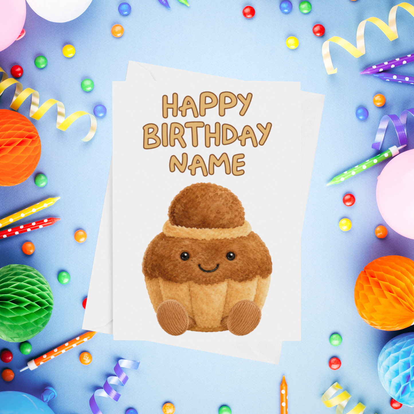 Jelly Cat Personalised Birthday Cards