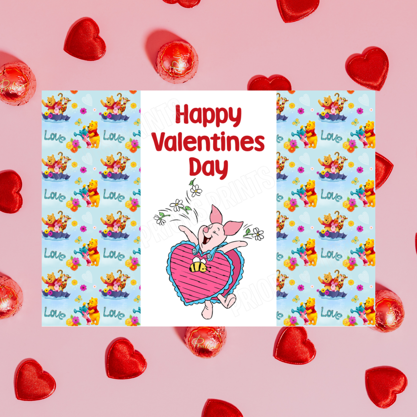 Winnie The Pooh Personalised Valentines Day Cards I Disney I Eeyore I Piglet I Tigger