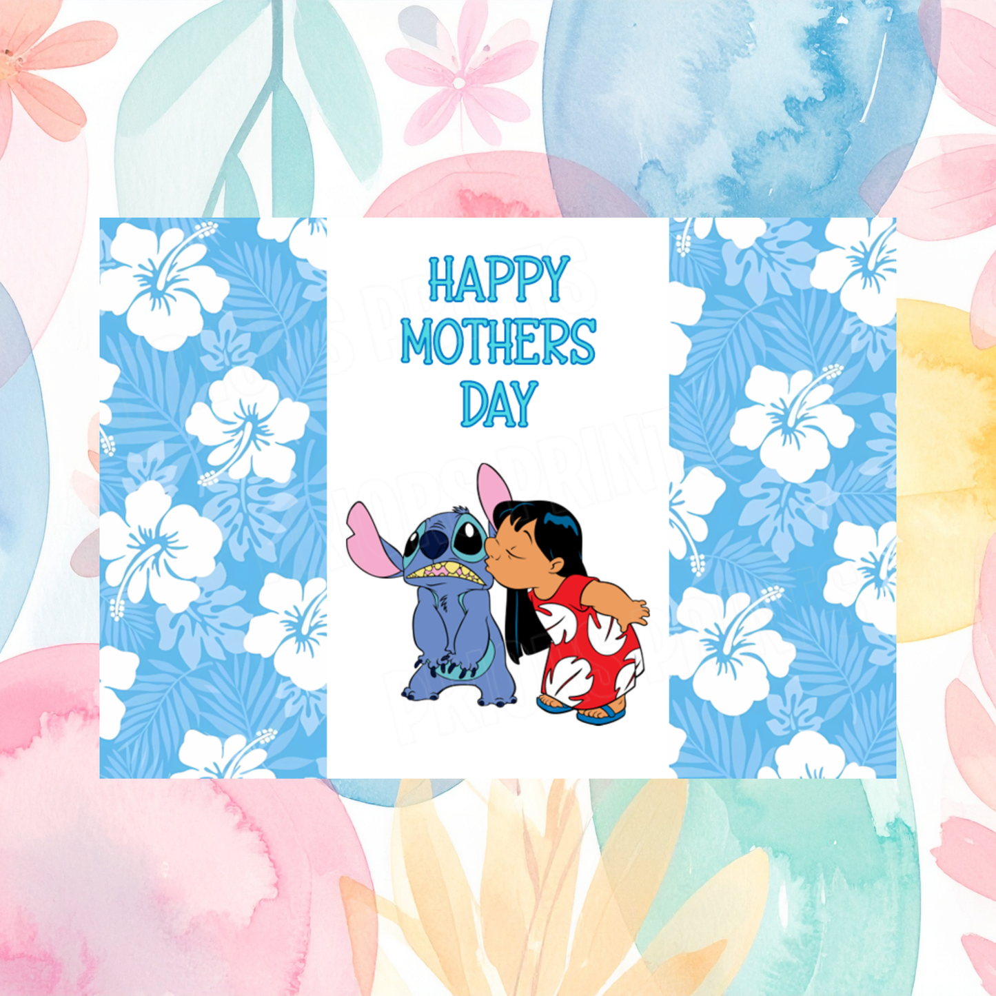 Lilo & Stitch Happy Mothers Day Chocolate Bar Wrapper I Angel