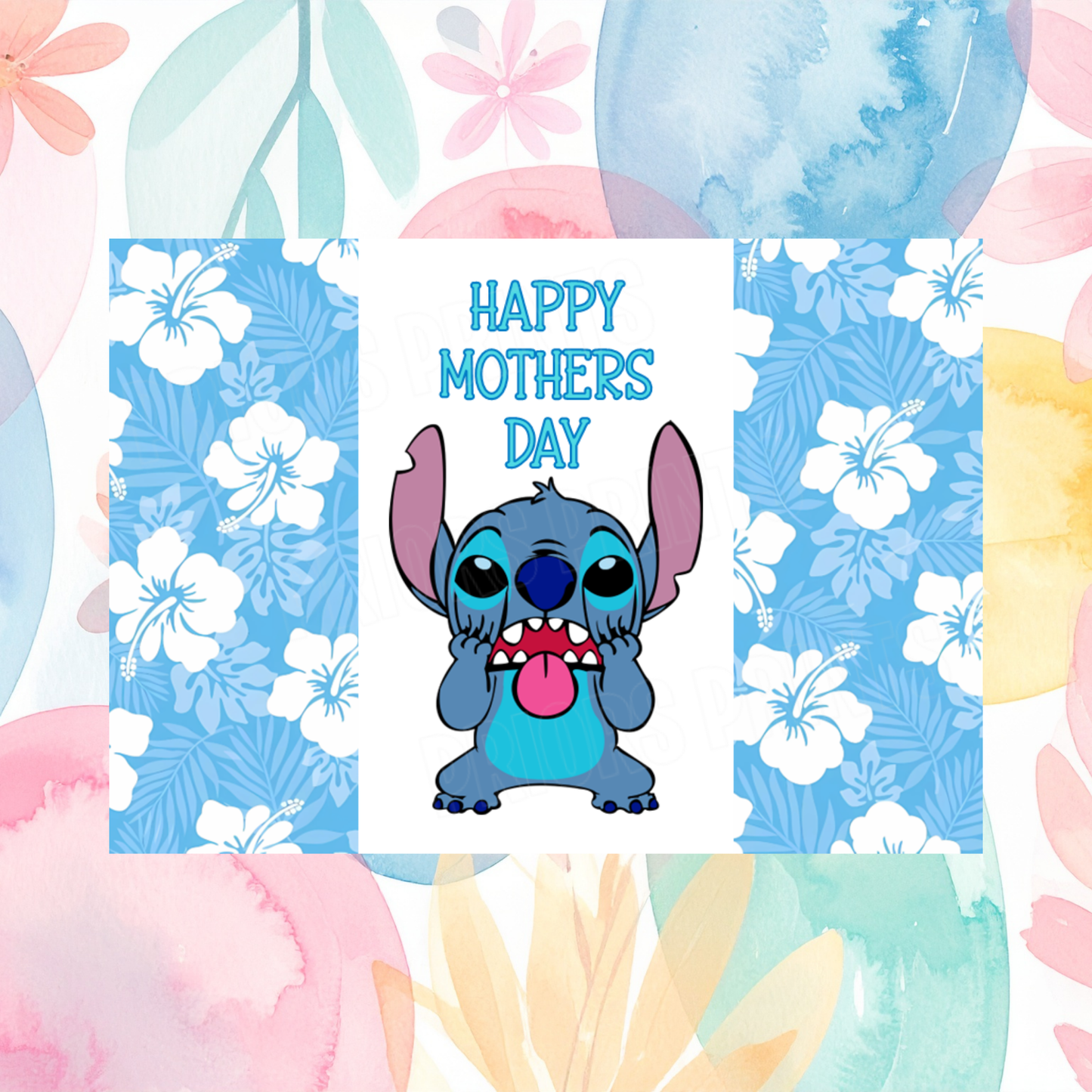 Lilo & Stitch Happy Mothers Day Chocolate Bar Wrapper I Angel