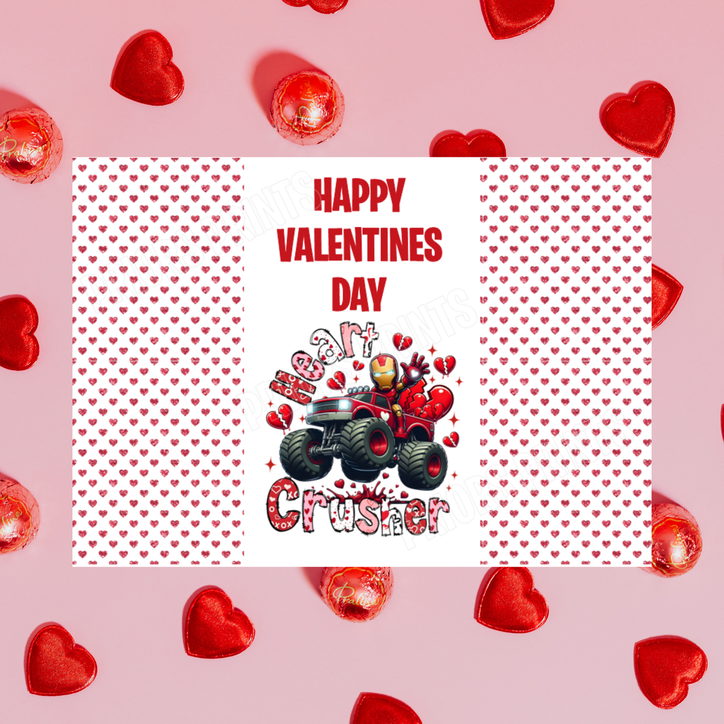 Cute Superhero Valentines Day Chocolate Bar Wrappers I Spiderman I Superman I Batman I Iron Man I Captain America I Dr Strange I Thor