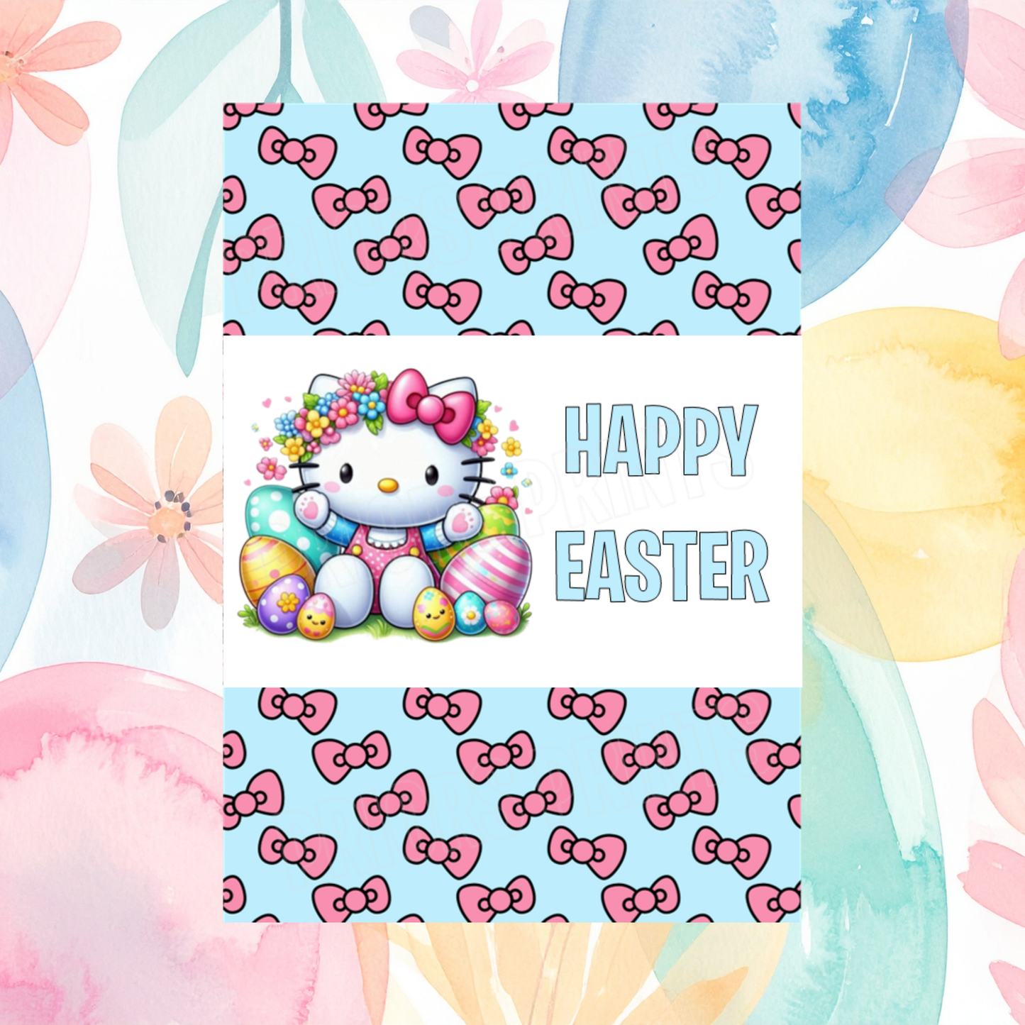 Hello Kitty Easter Chocolate Bar Wrapper