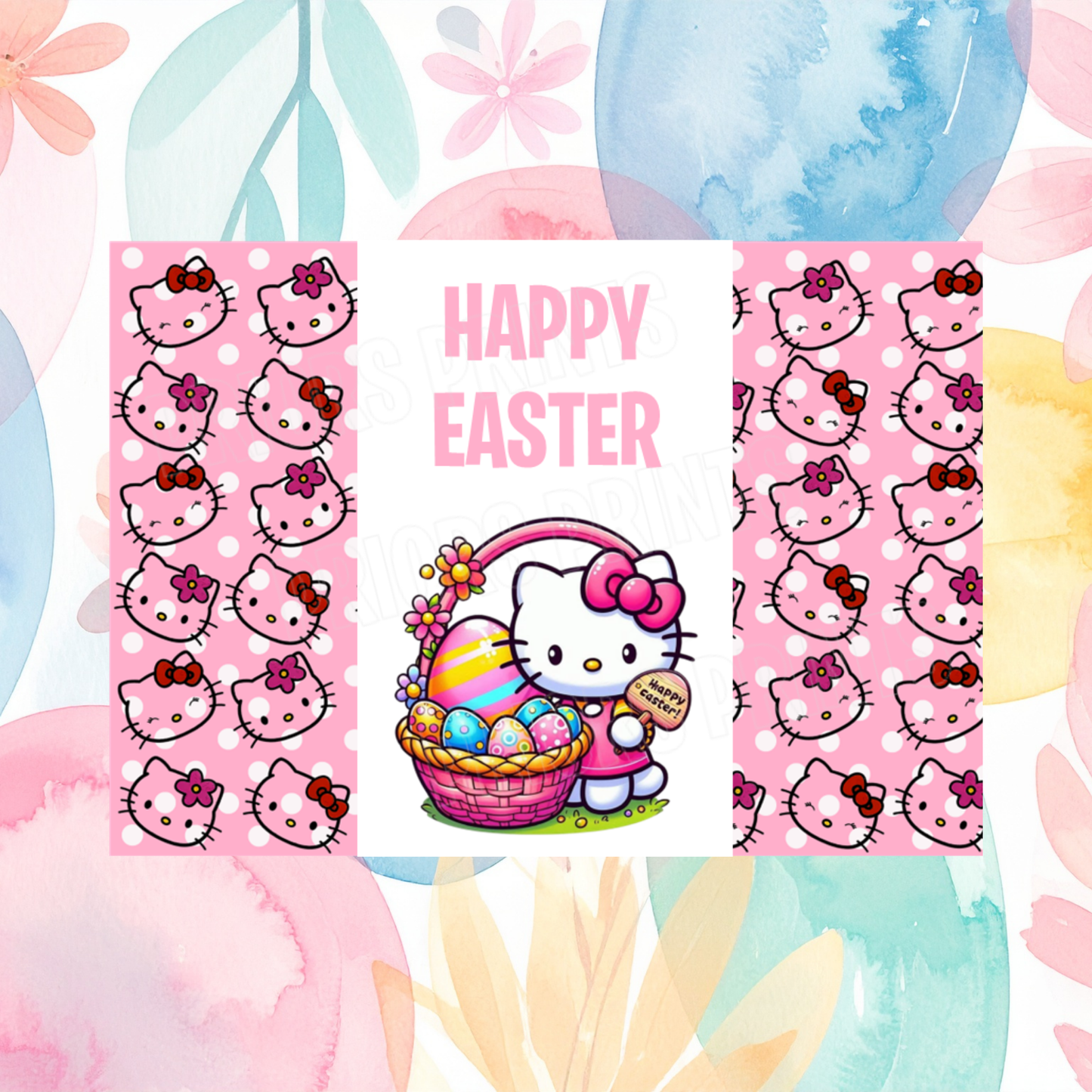 Hello Kitty Easter Chocolate Bar Wrapper