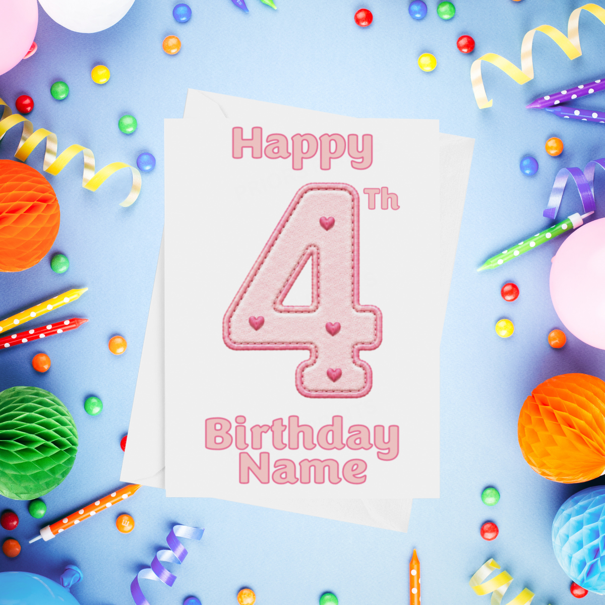 Cherry Personalised Birthday Card Ages 1-9