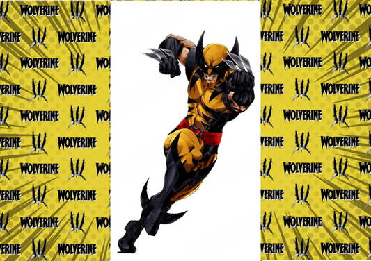 Wolverine Chocolate Bar Wrapper- Plain (No Text)