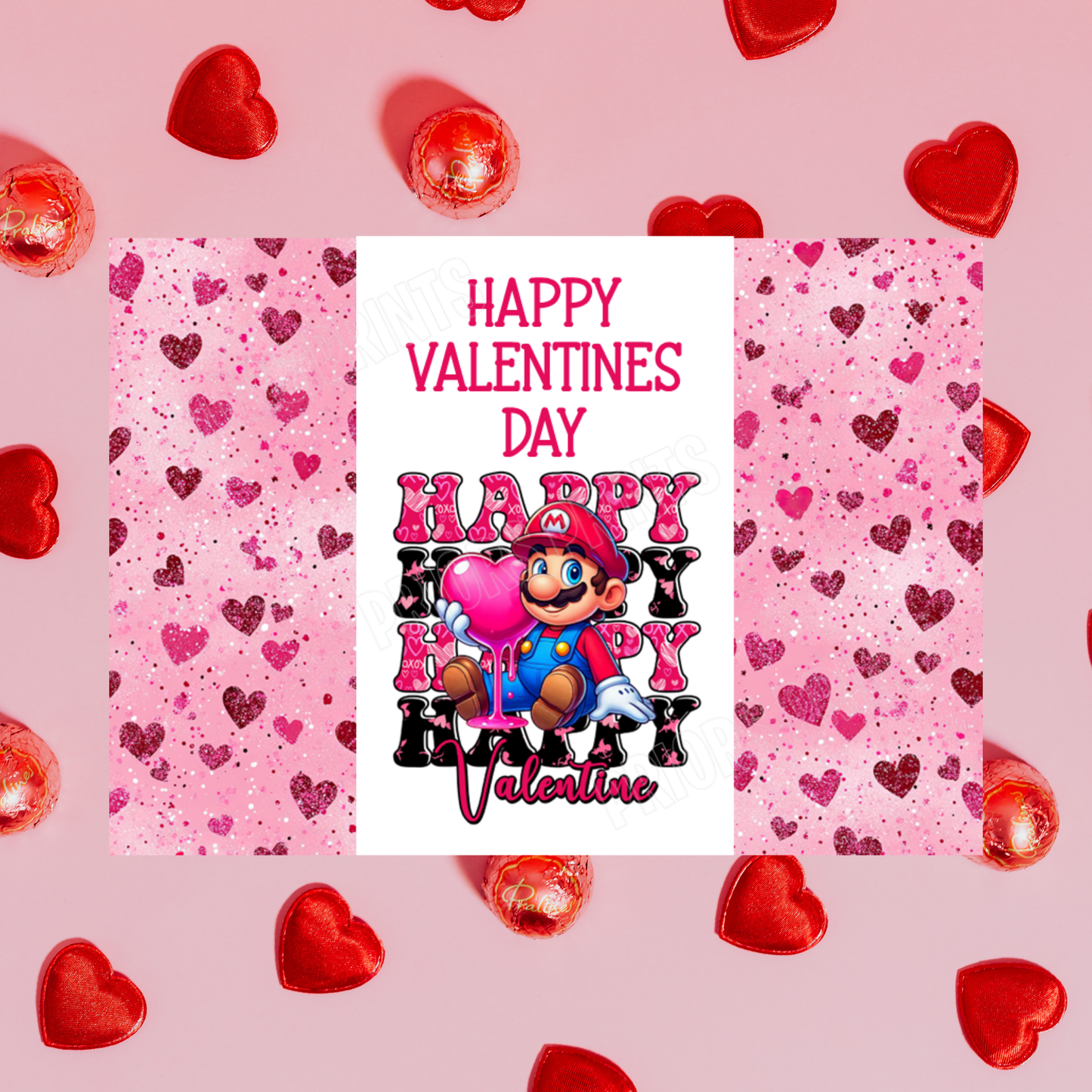 Happy Valentines Day Cute Character Chocolate Bar Wrappers I Yoda I Batman I Eeyore I Princess I Deadpool I Groot I Spiderman I Sonic Mario