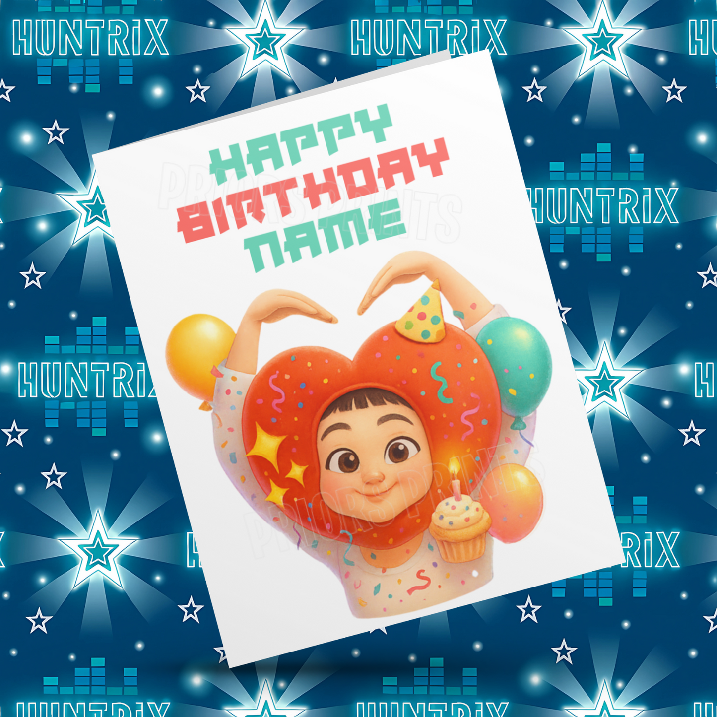 Personalised K Pop Demon Hunters Birthday Card