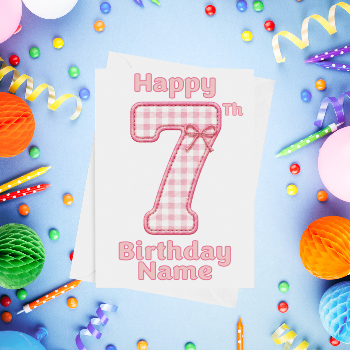 Cherry Personalised Birthday Card Ages 1-9