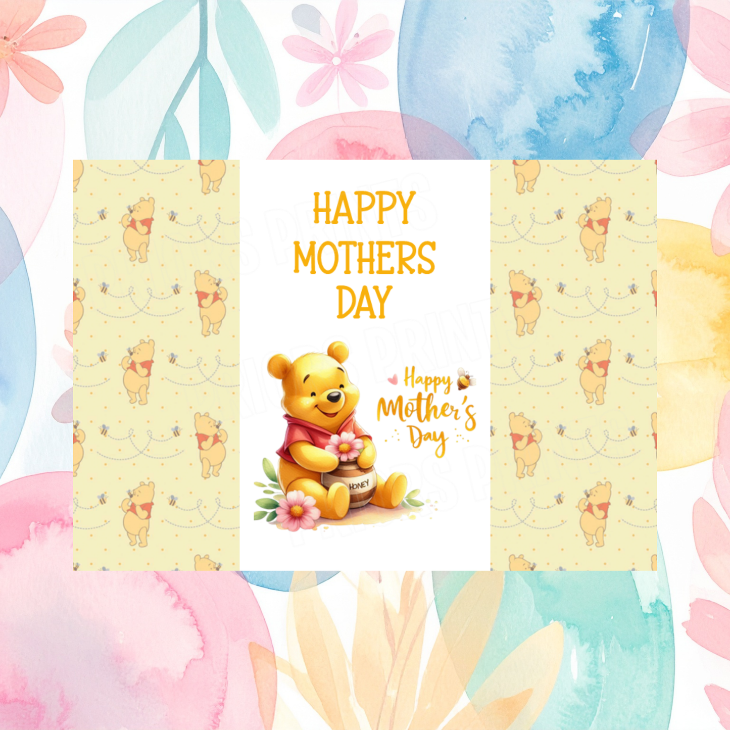 Mixed Disney Characters Happy Mothers Day Chocolate Bar Wrapper I Winnie The Pooh I Monsters Inc I Rapunzel