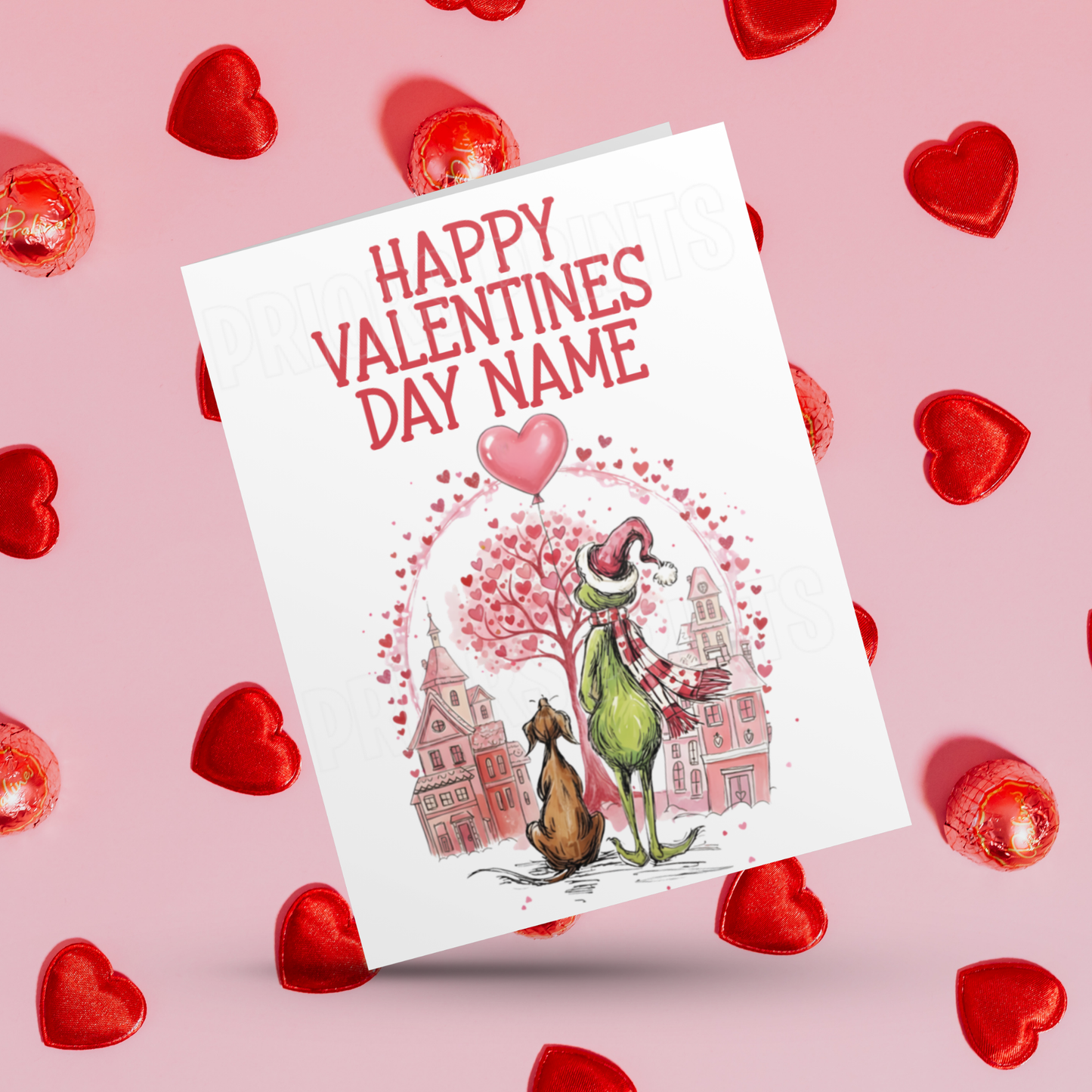 Personalised Grinch Valentines Day Card I The Grinch I Cindy Lou