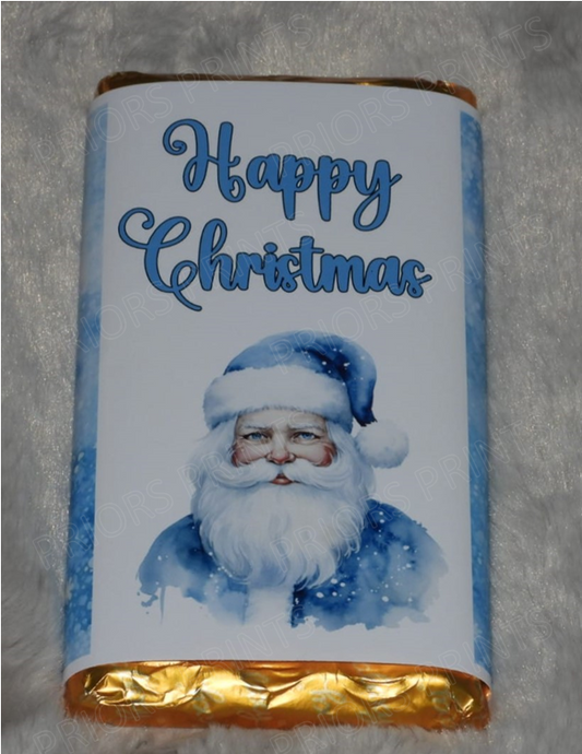 Christmas Chocolate Bar Wrappers- Matches Santa Letters