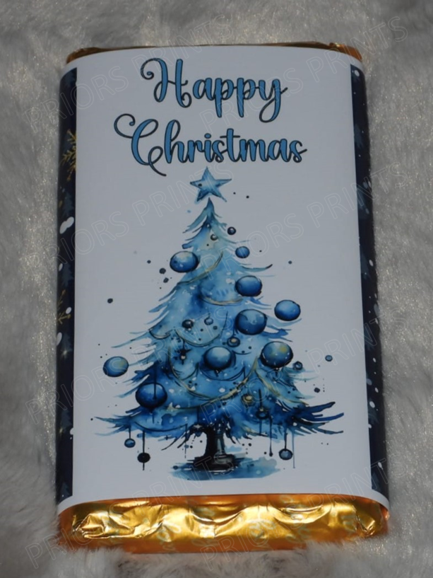 Christmas Chocolate Bar Wrappers