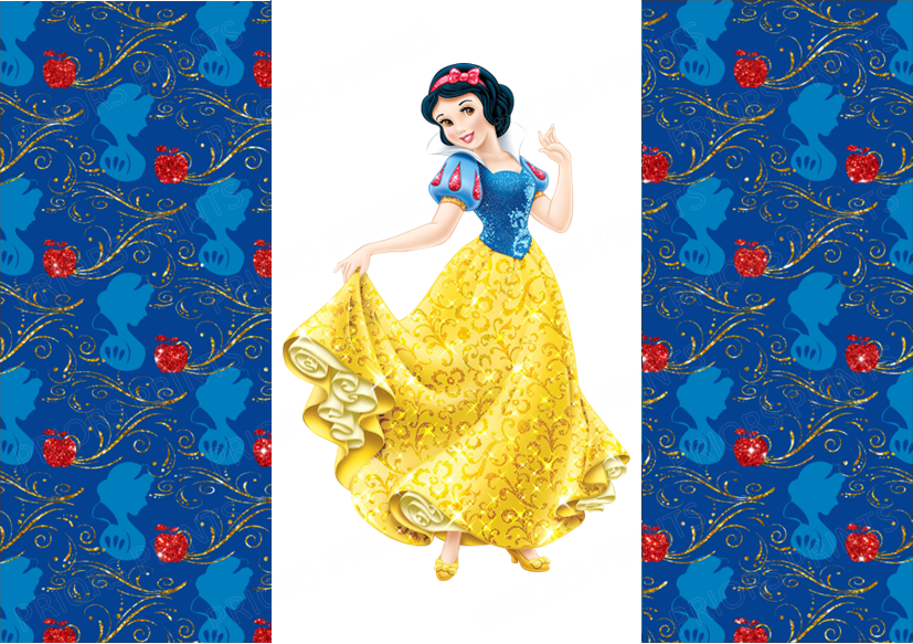 Snow White Chocolate Bar Wrapper- Plain (No Text)