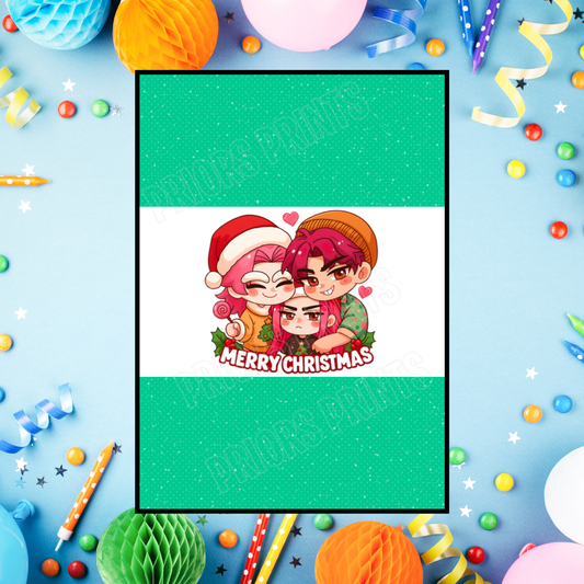 K-Pop Demon Hunters Christmas Chocolate Bar Wrappers