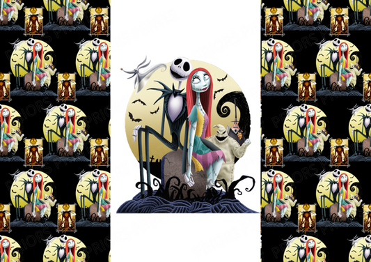 Nightmare Before Christmas Chocolate Bar Wrapper- Plain (No Text)