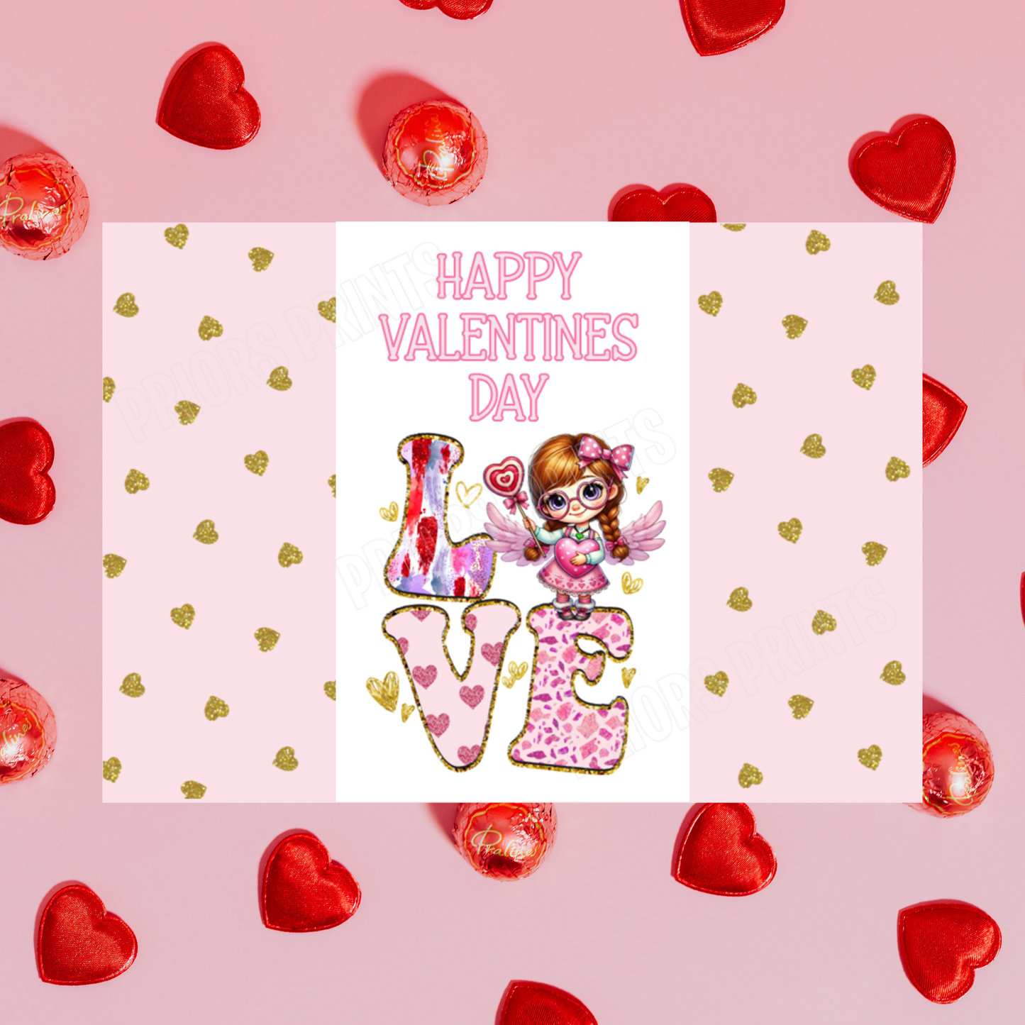 Love Valentines Day Chocolate Bar Wrappers I Princess I Ariel I Belle I Cinderella I Jasmine I Snow White I Sonic I Stitch I Pikachu I Pooh