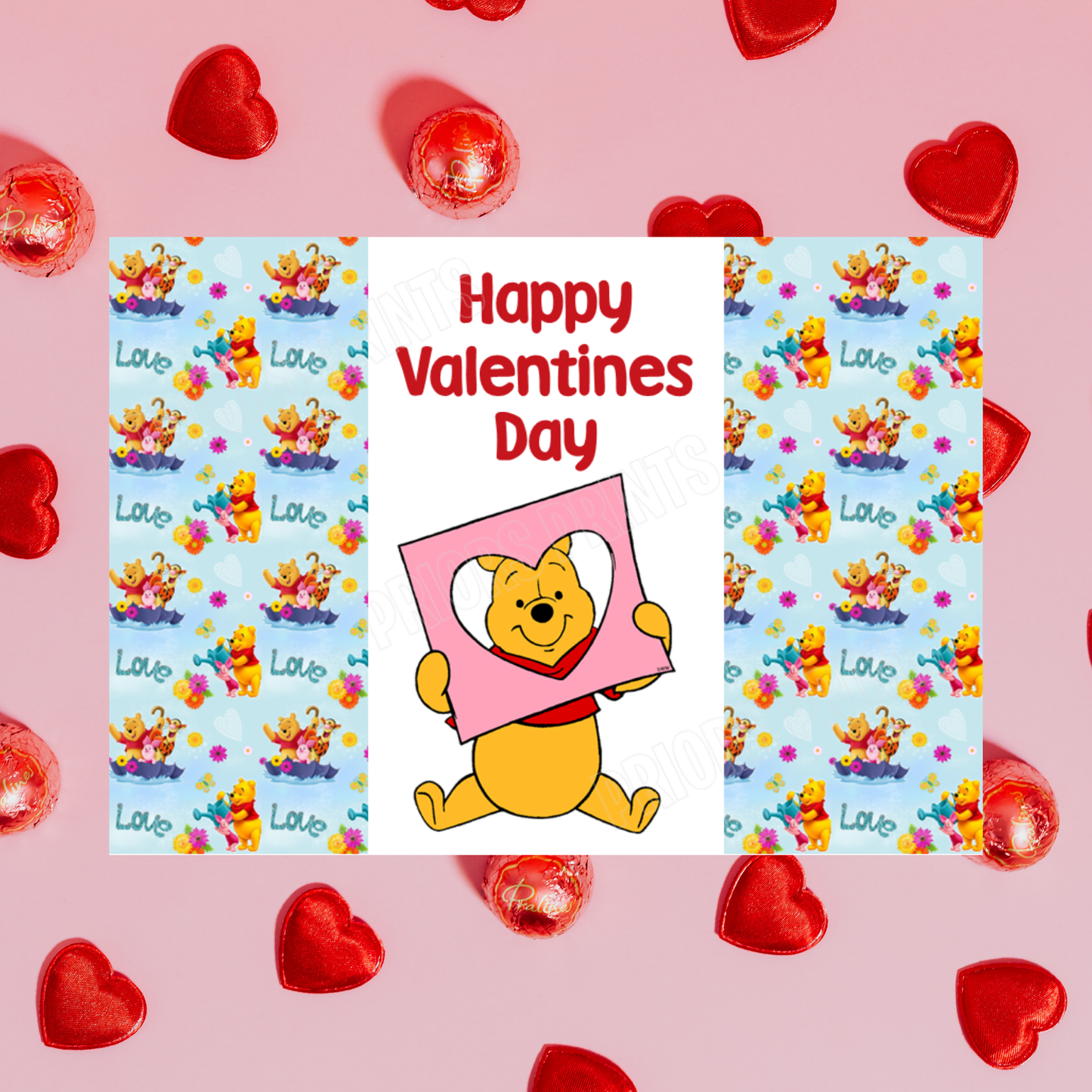 Winnie The Pooh Personalised Valentines Day Cards I Disney I Eeyore I Piglet I Tigger