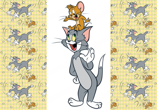 Tom & Jerry Chocolate Bar Wrapper- Plain (No Text)