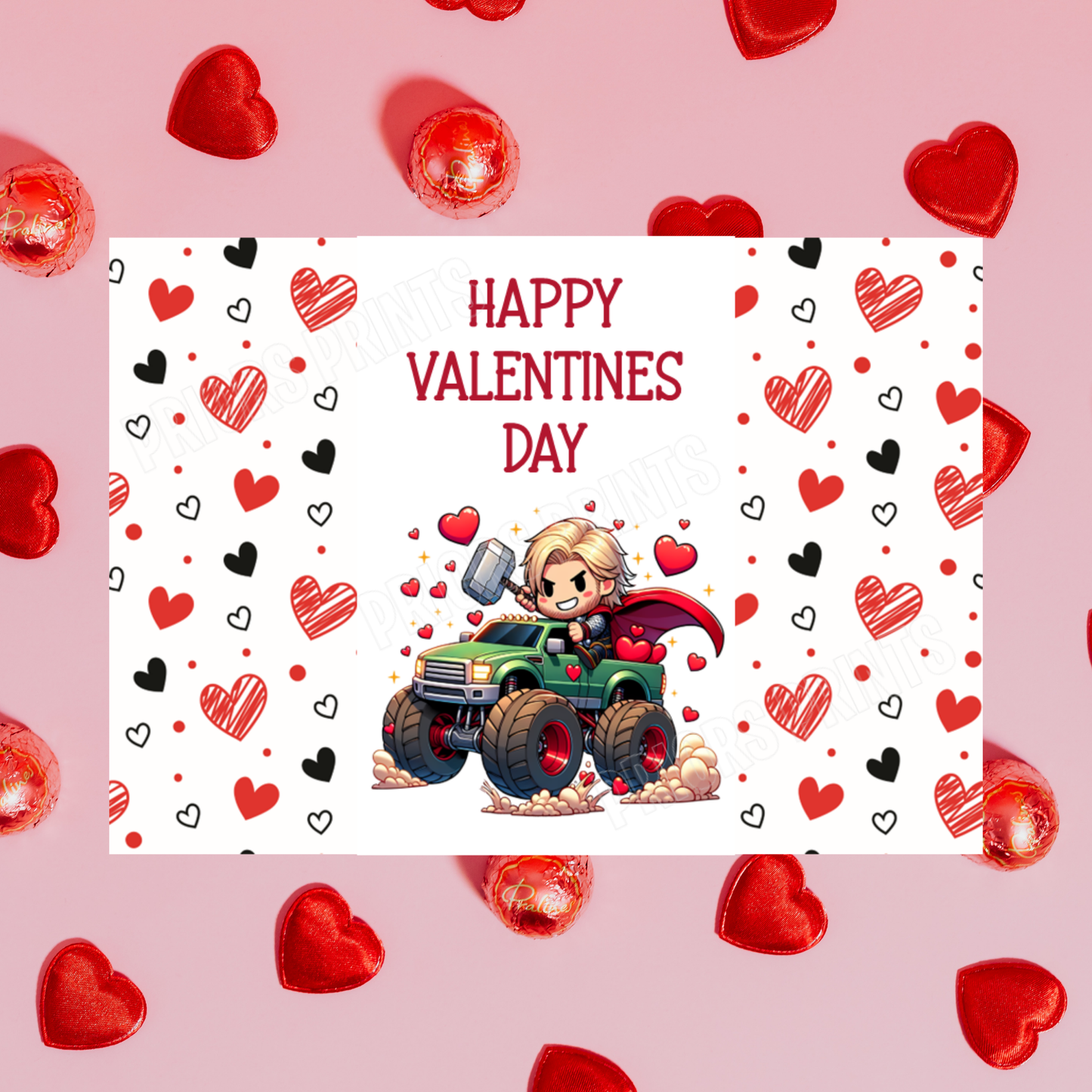 Cute Superhero Valentines Day Chocolate Bar Wrappers I Spiderman I Superman I Batman I Iron Man I Captain America I Dr Strange I Thor