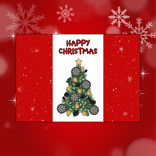 Sports Christmas Tree Chocolate Bar Wrapper Football, Darts, Golf and Rugby