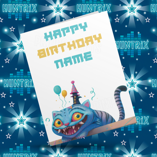 Personalised K Pop Demon Hunters Birthday Card