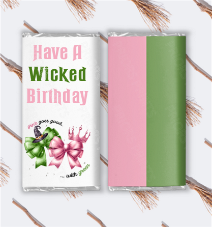 Wicked Chocolate Bar Wrappers
