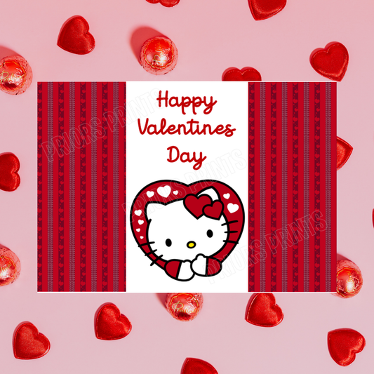 Hello Kitty Personalised Valentines Day Chocolate Bar Wrappers I Sanrio
