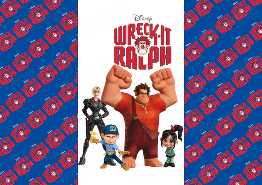 Wreck It Ralph Chocolate Bar Wrapper- Plain (No Text)