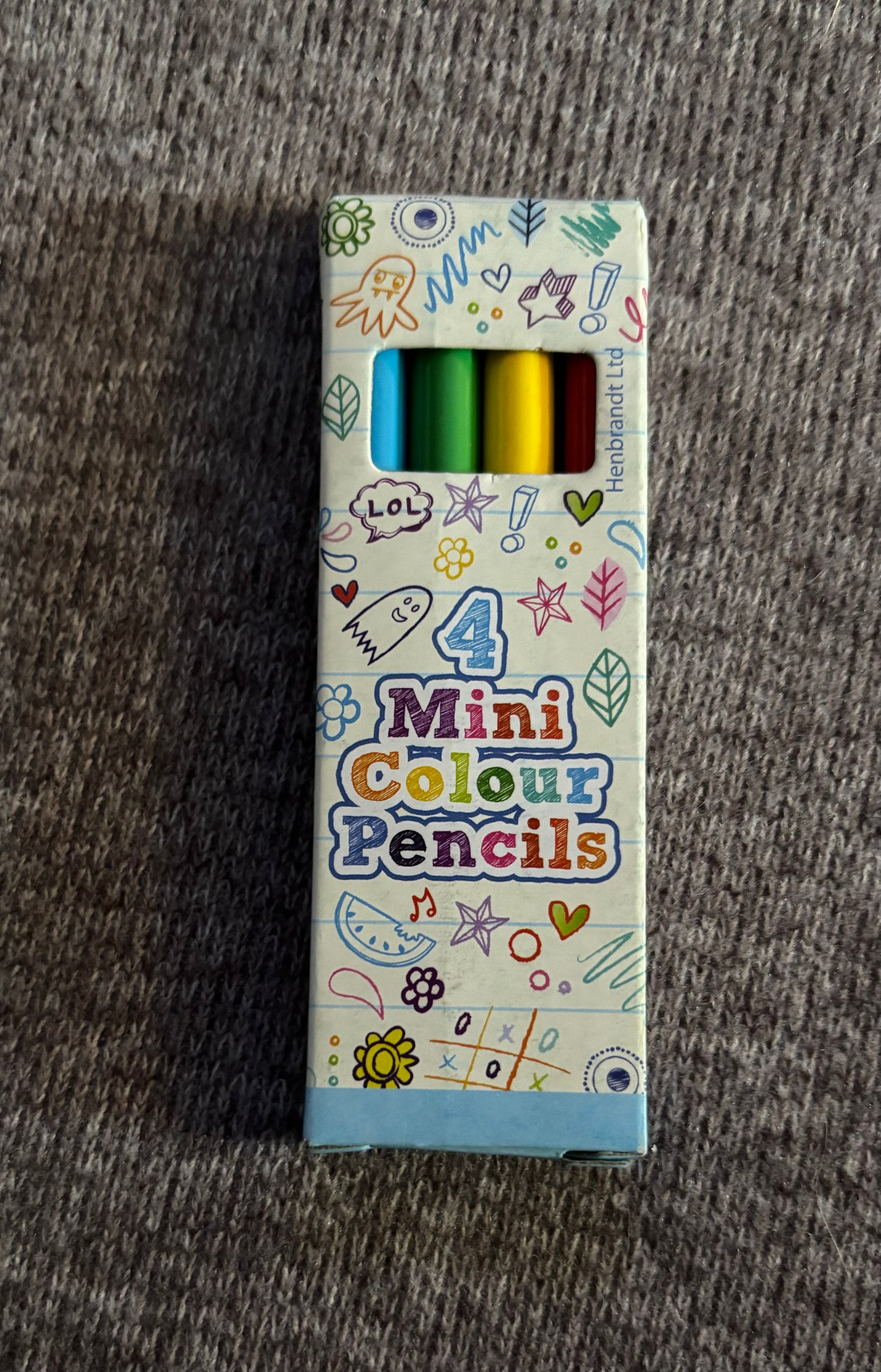 Mini Colouring Pencils x4