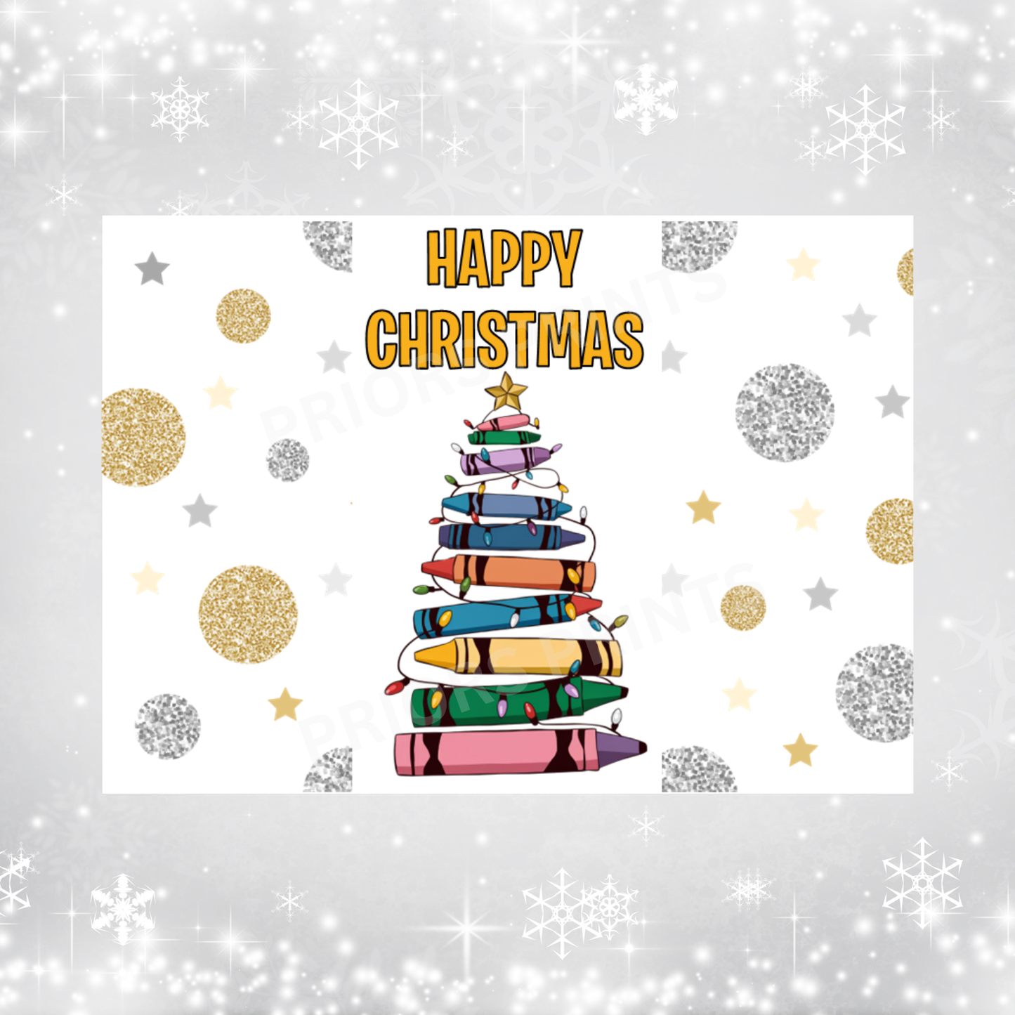 Teacher Christmas Chocolate Bar Wrapper