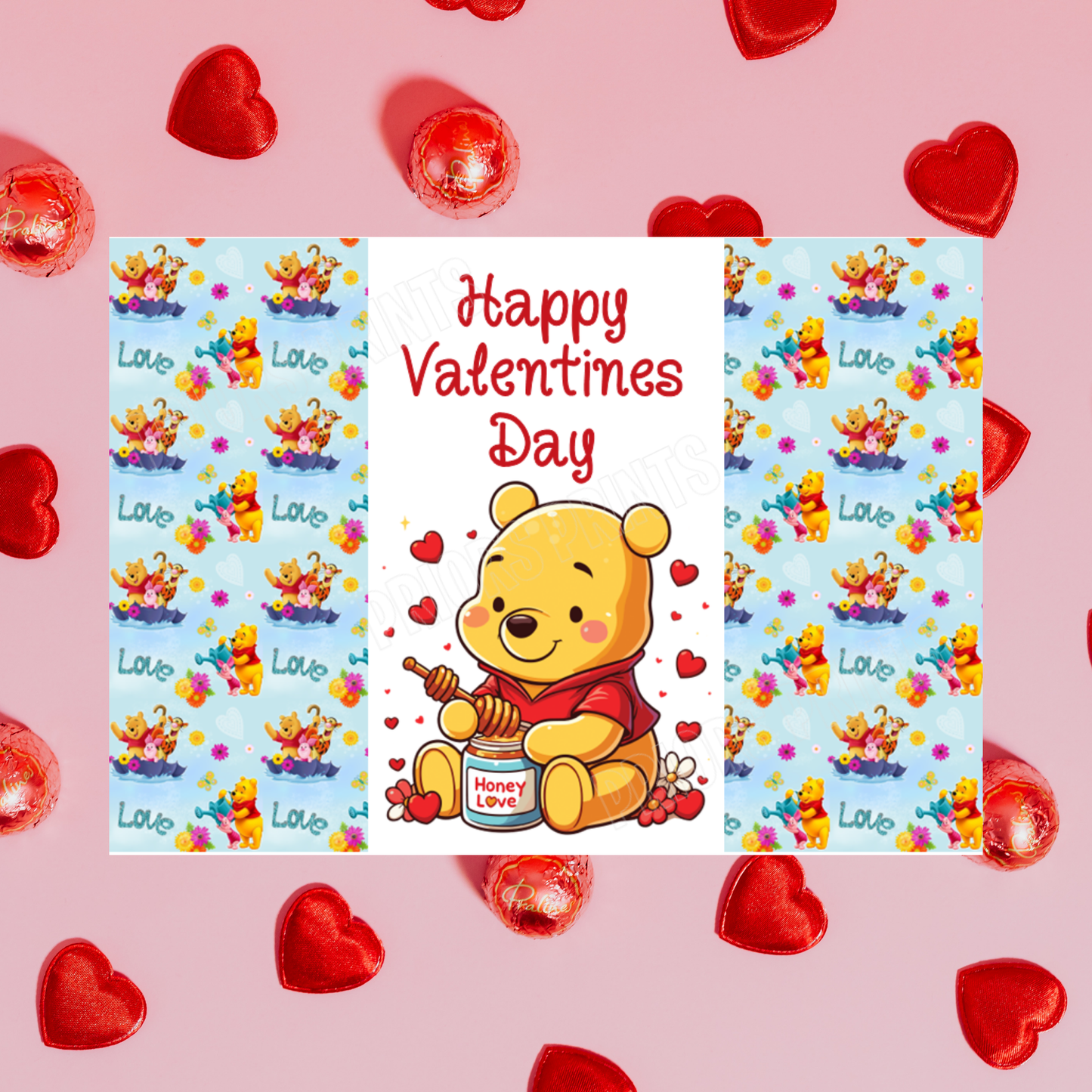 Winnie The Pooh Personalised Valentines Day Cards I Disney I Eeyore I Piglet I Tigger