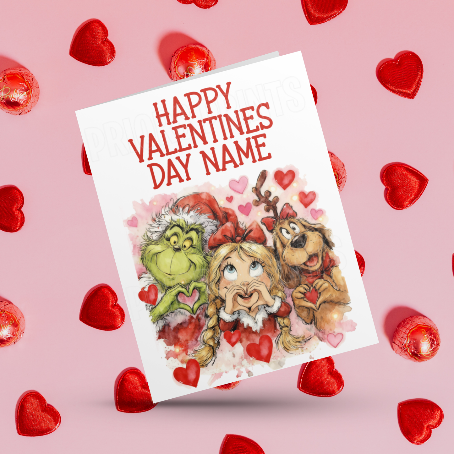 Personalised Grinch Valentines Day Card I The Grinch I Cindy Lou