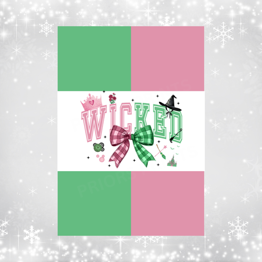 Wicked Christmas Chocolate Bar Wrapper