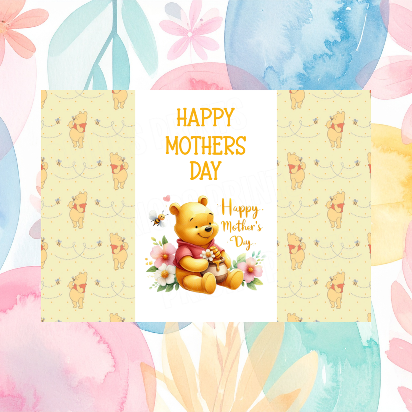 Mixed Disney Characters Happy Mothers Day Chocolate Bar Wrapper I Winnie The Pooh I Monsters Inc I Rapunzel