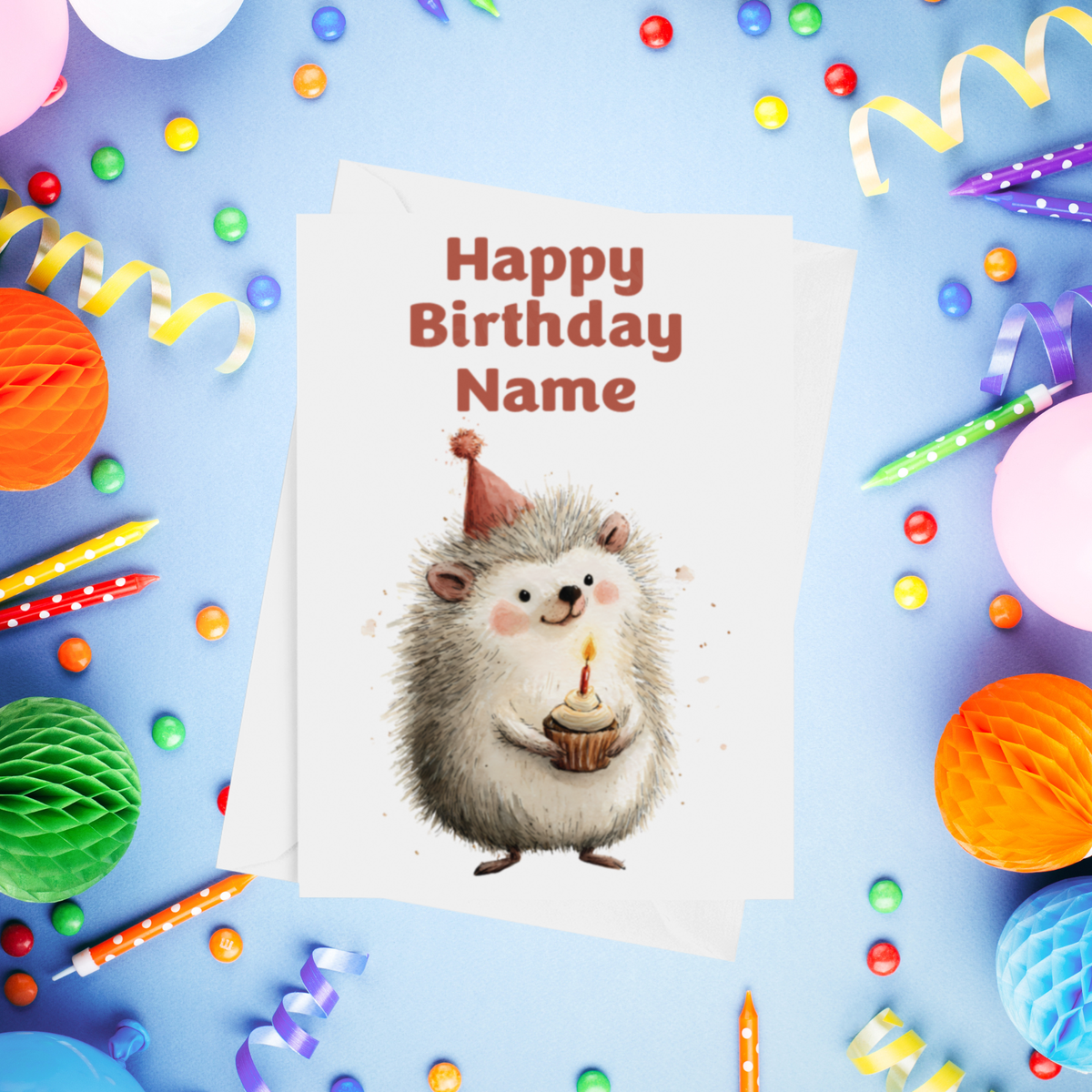 Cute Animals Personalised Birthday Card