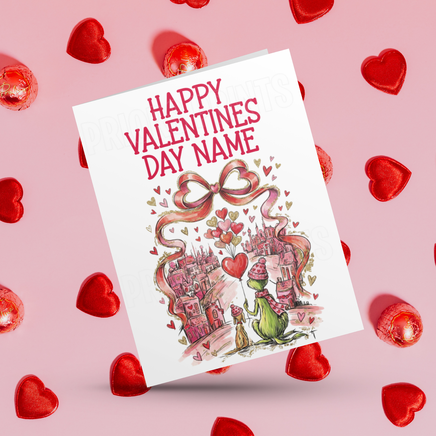 Personalised Grinch Valentines Day Card I The Grinch I Cindy Lou