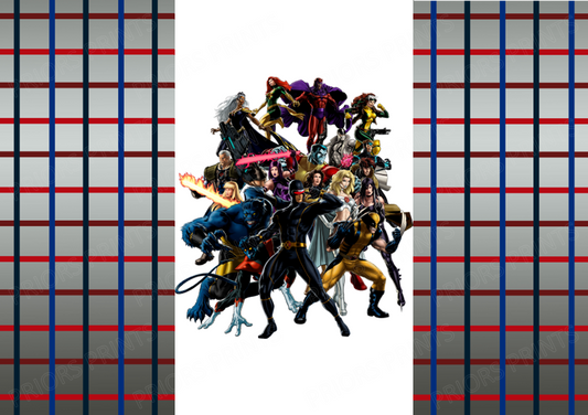 Superhero's Chocolate Bar Wrapper- Plain (No Text)