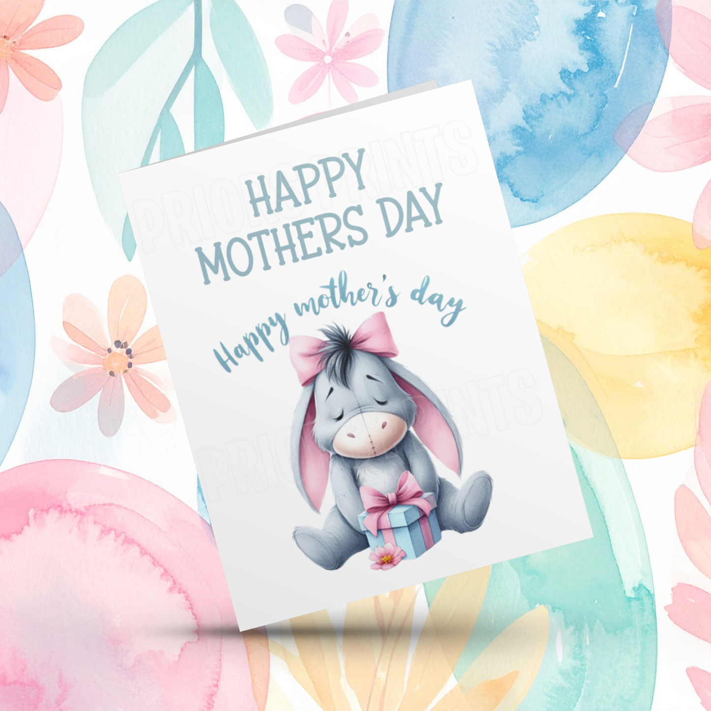 Mixed Character Happy Mothers Day Card