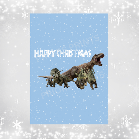 Jurassic Park Christmas Chocolate Bar Wrapper