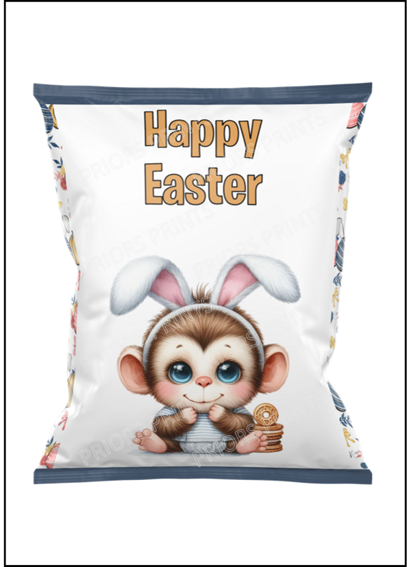 Easter Animals with Bunny Ears Treat Packets (Medium Sized)