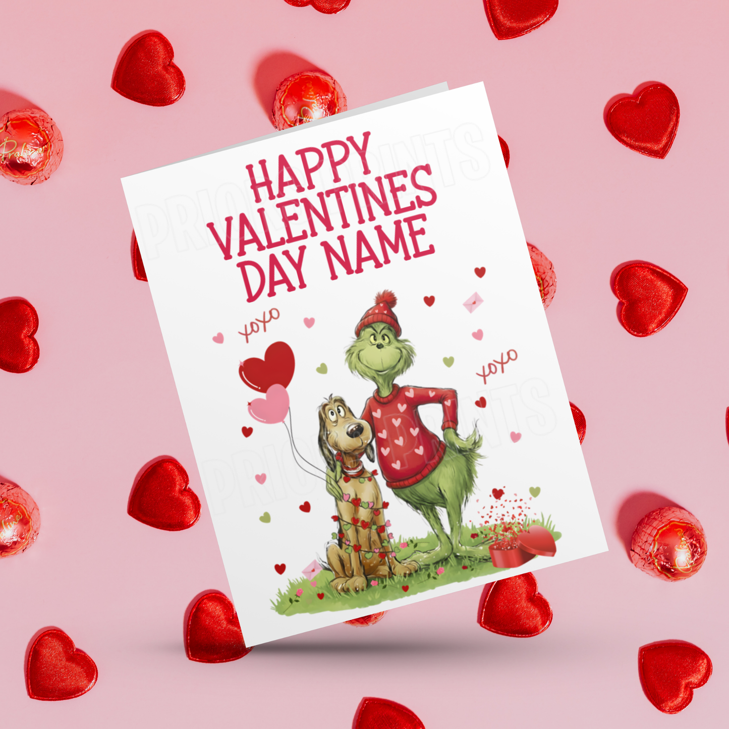 Personalised Grinch Valentines Day Card I The Grinch I Cindy Lou