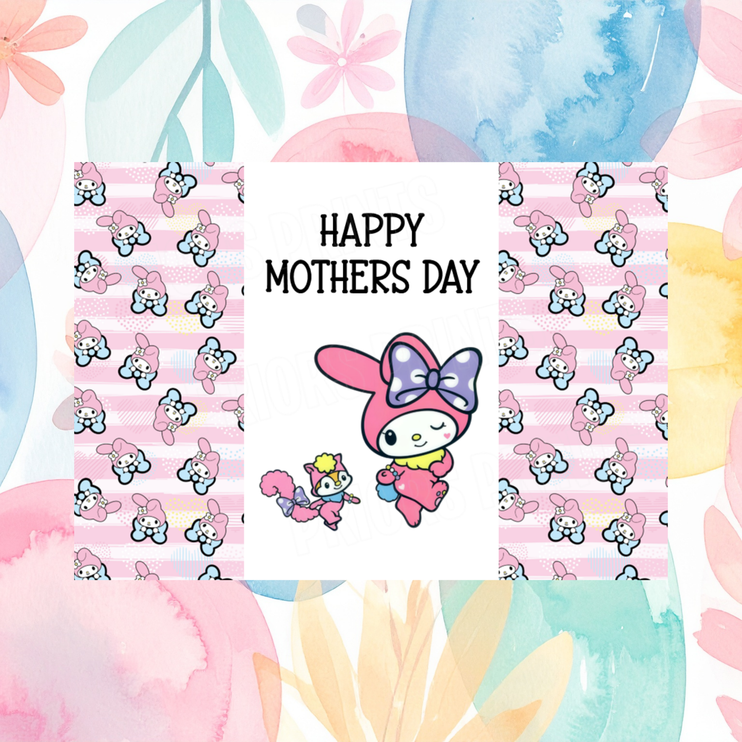 Hello Kitty & Friends Happy Mothers Day Chocolate Bar Wrapper I Sanrio I My Melody I Cinnamoroll I Kuromi